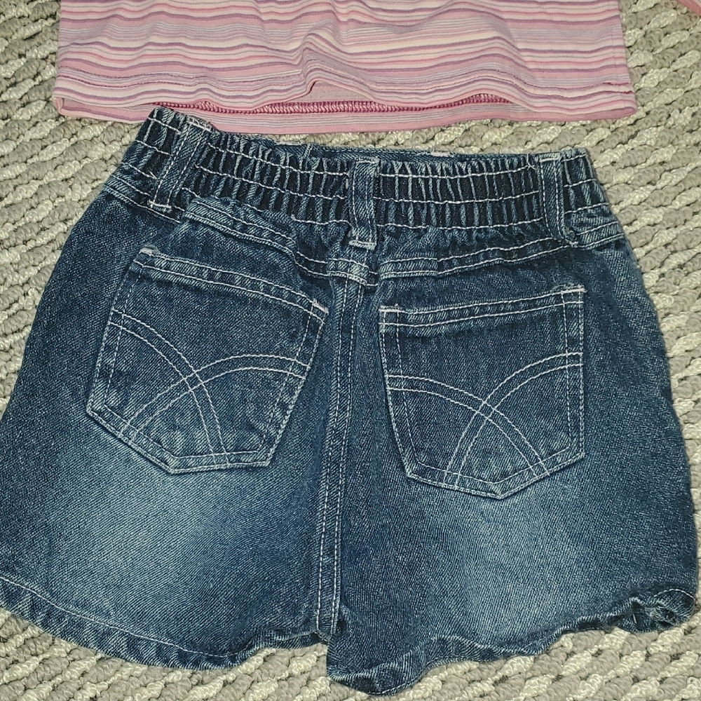 Barbie Pink and White Striped Long Sleeve Tee - Picture 7 of 7